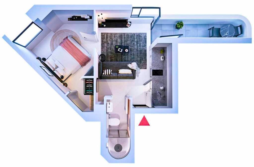 Flamingo Sea Point Sea View Luxury Best Position 1 Bedroom Apartment Queen Size Bed & Inverter For Tv Fokváros Kültér fotó